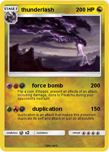 Pokemon thunderlash
