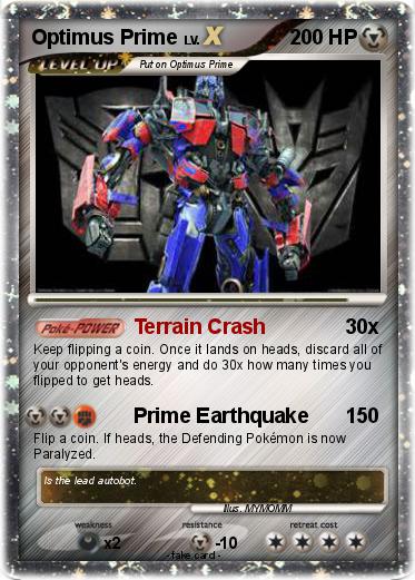Pokemon Optimus Prime