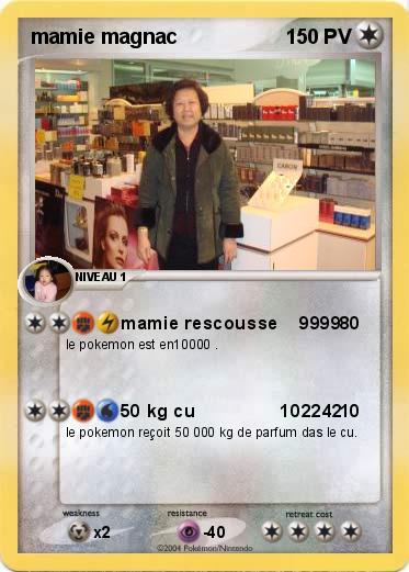 Pokemon mamie magnac