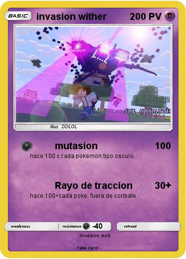 Pokemon invasion wither