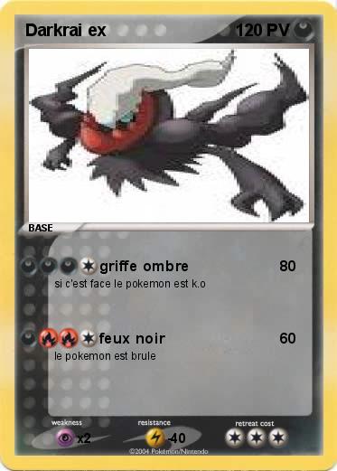 Pokemon Darkrai ex