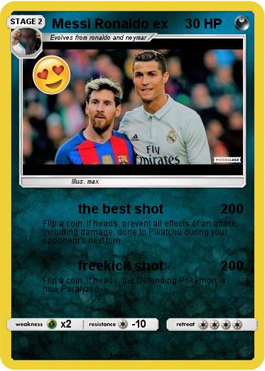Pokemon Messi Ronaldo ex
