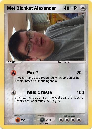 Pokemon Wet Blanket Alexander