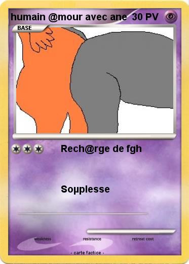 Pokemon humain @mour avec ane