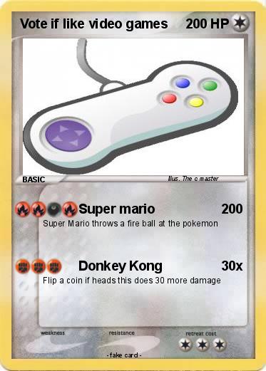 Pokemon Vote if like video games