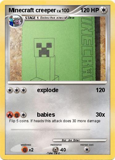 Pokemon Minecraft creeper