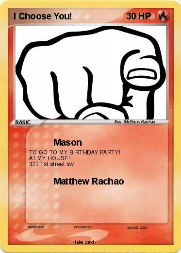 Pokemon I Choose You!