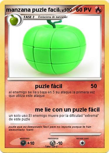 Pokemon manzana puzle facil