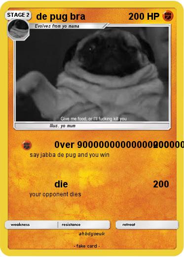 Pokemon de pug bra
