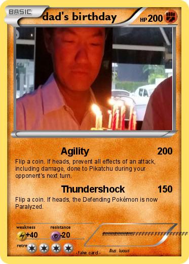 Pokemon dad's birthday