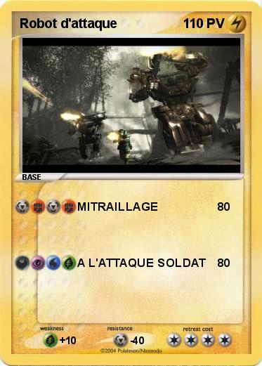 Pokemon Robot d'attaque