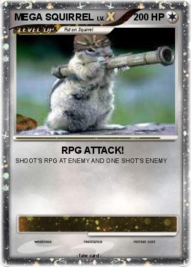 Pokemon MEGA SQUIRREL