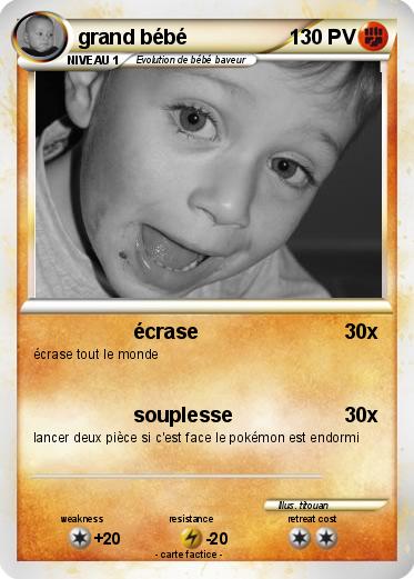 Pokemon grand bébé