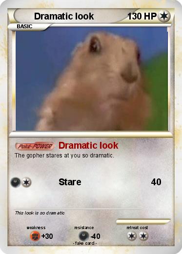 Pokemon Dramatic look