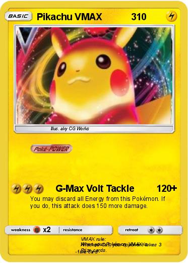 Pokemon Pikachu VMAX