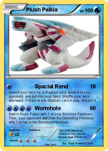 Pokemon Plush Palkia