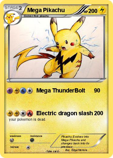 Pokemon Mega Pikachu