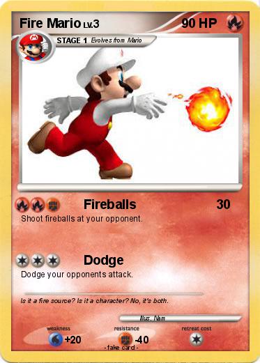 Pokemon Fire Mario