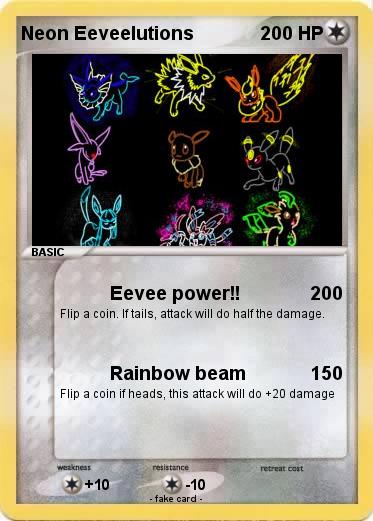 Pokemon Neon Eeveelutions
