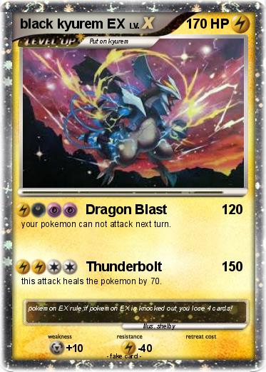 Pokemon black kyurem EX