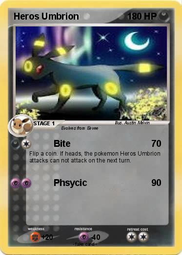 Pokemon Heros Umbrion
