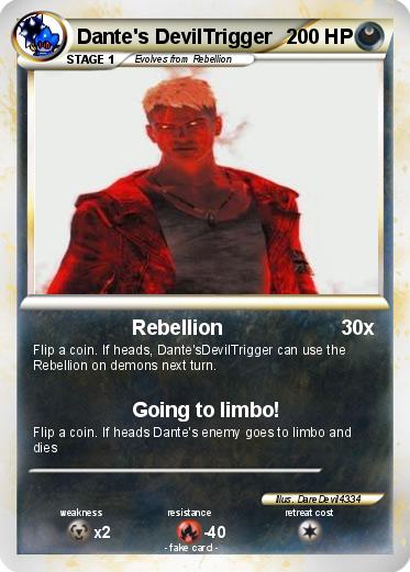 Pokemon Dante's DevilTrigger