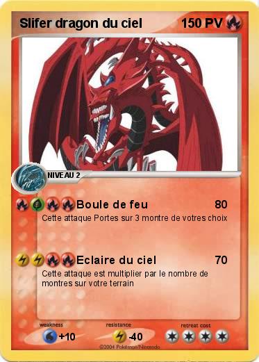 Pokemon Slifer dragon du ciel