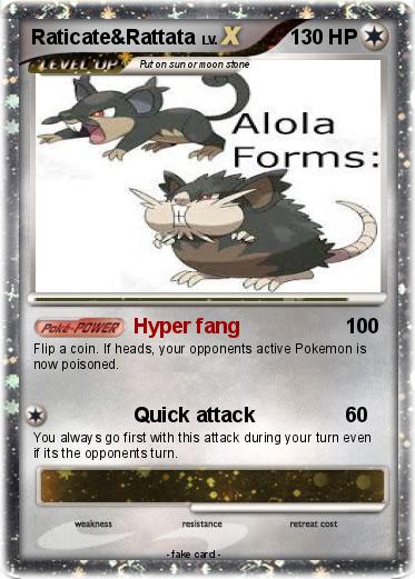 Pokemon Raticate&Rattata