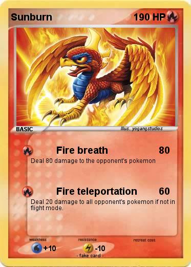 Pokemon Sunburn