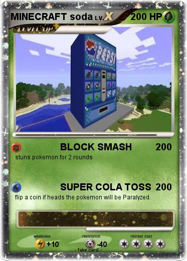 Pokemon MINECRAFT soda
