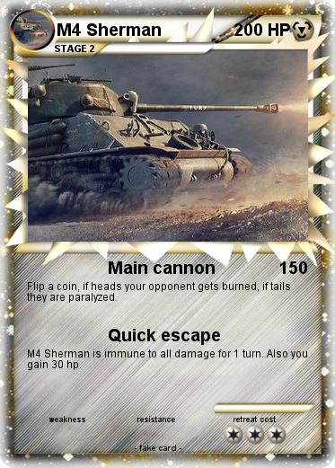 Pokemon M4 Sherman