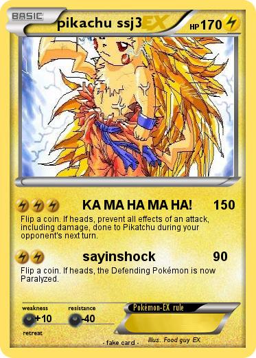 Pokemon pikachu ssj3