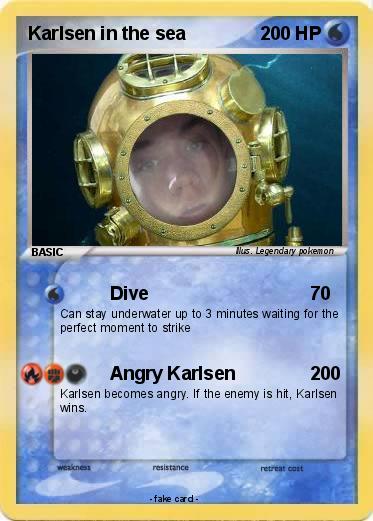 Pokemon Karlsen in the sea