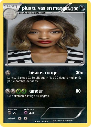 Pokemon plus tu vas en manger
