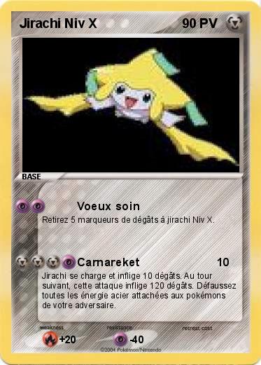 Pokemon Jirachi Niv X