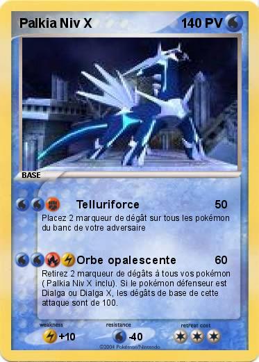 Pokemon Palkia Niv X