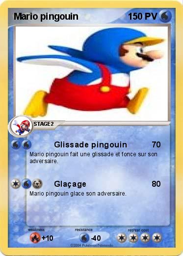 Pokemon Mario pingouin