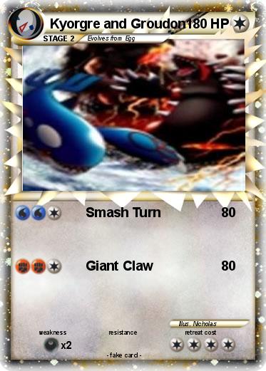 Pokemon Kyorgre and Groudon