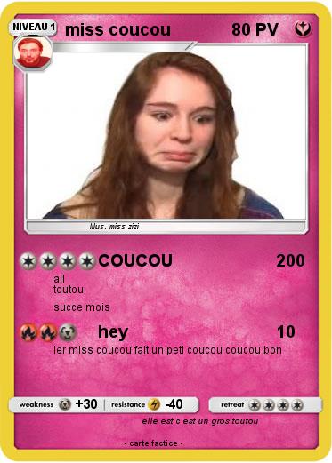 Pokemon miss coucou