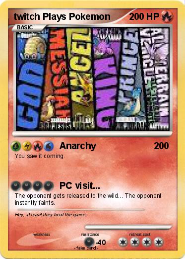 Pokemon twitch Plays Pokemon