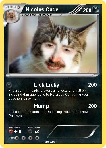Pokemon Nicolas Cage
