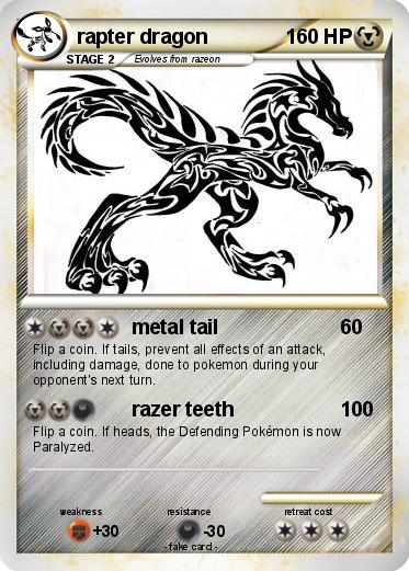 Pokemon rapter dragon