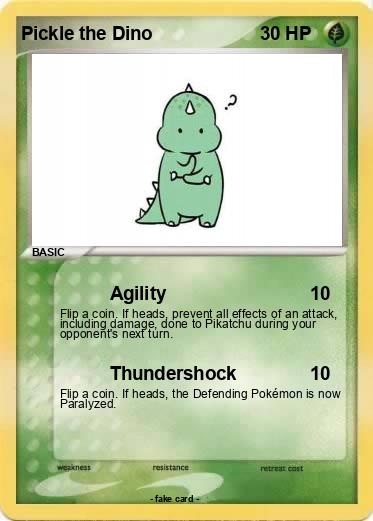 Pokemon Pickle the Dino