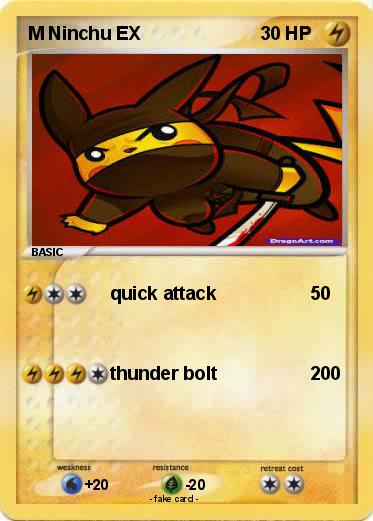 Pokemon M Ninchu EX