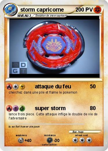 Pokemon storm capricorne