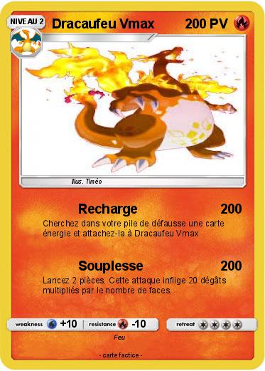 Pokemon Dracaufeu Vmax