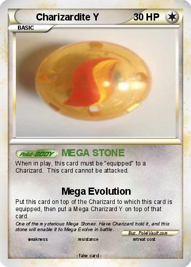 Pokemon Charizardite Y