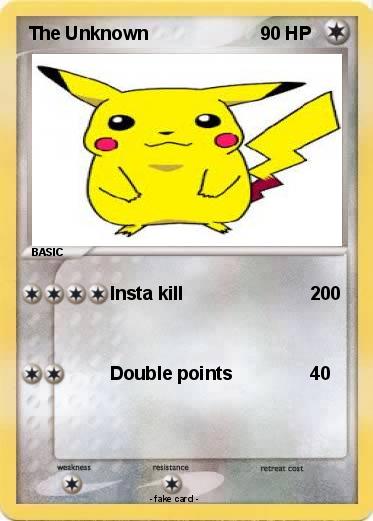 Pokemon The Unknown