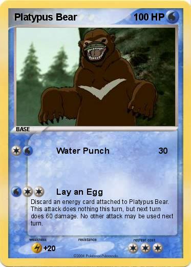 Pokemon Platypus Bear