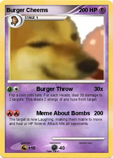Pokemon Burger Cheems